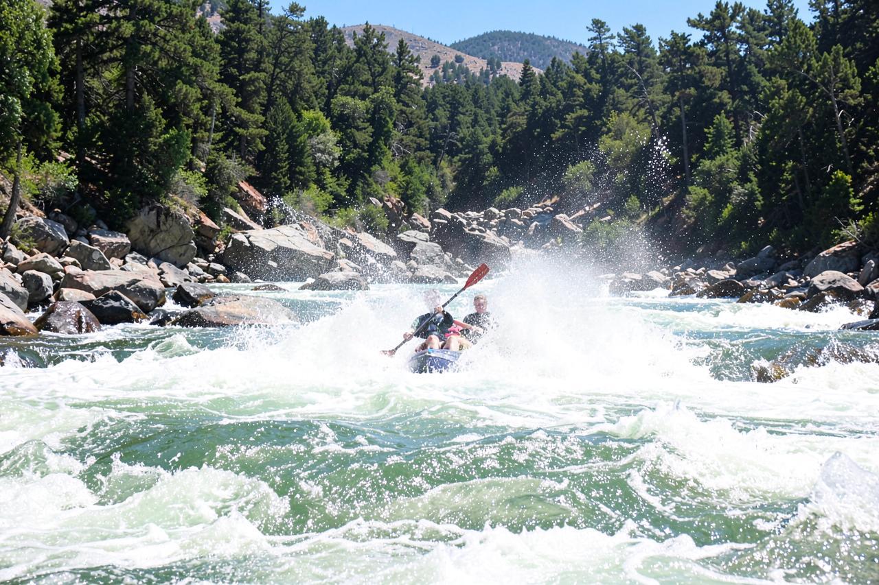 American River rafting