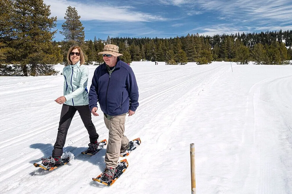 Snowshoeing