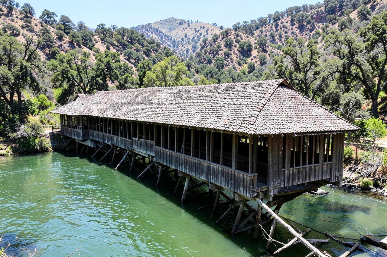 Knights Ferry covered bridge