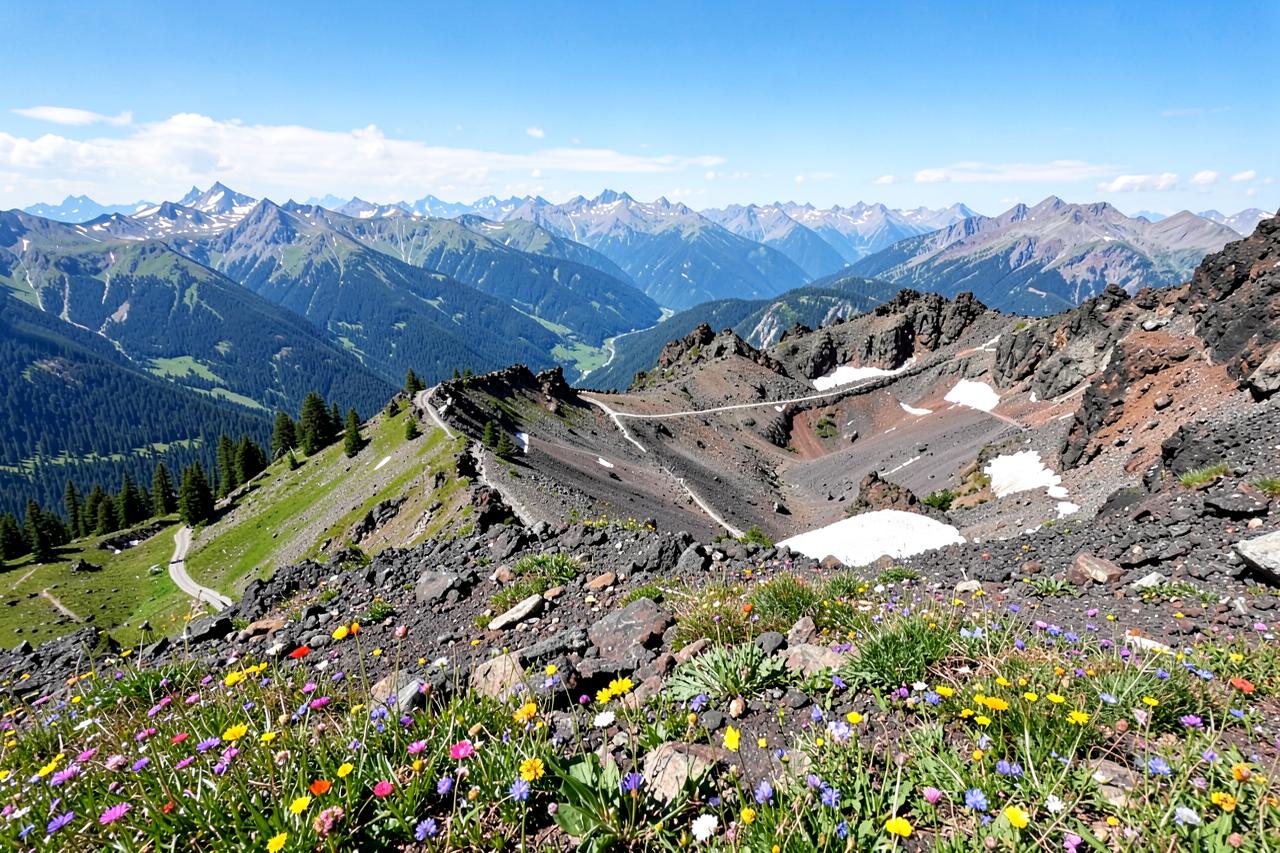 Mount Reba from Lake Alpine