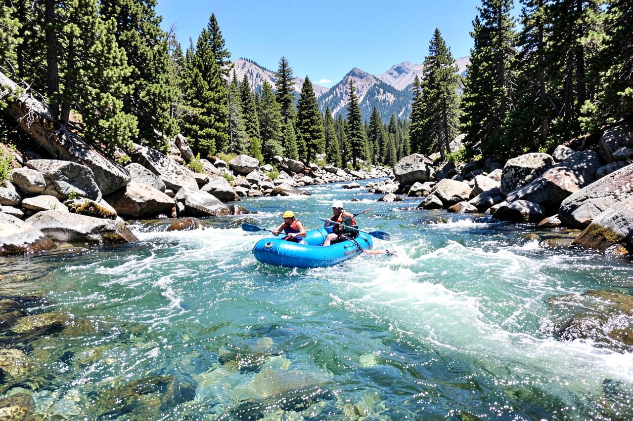 Rafting near Arnold
