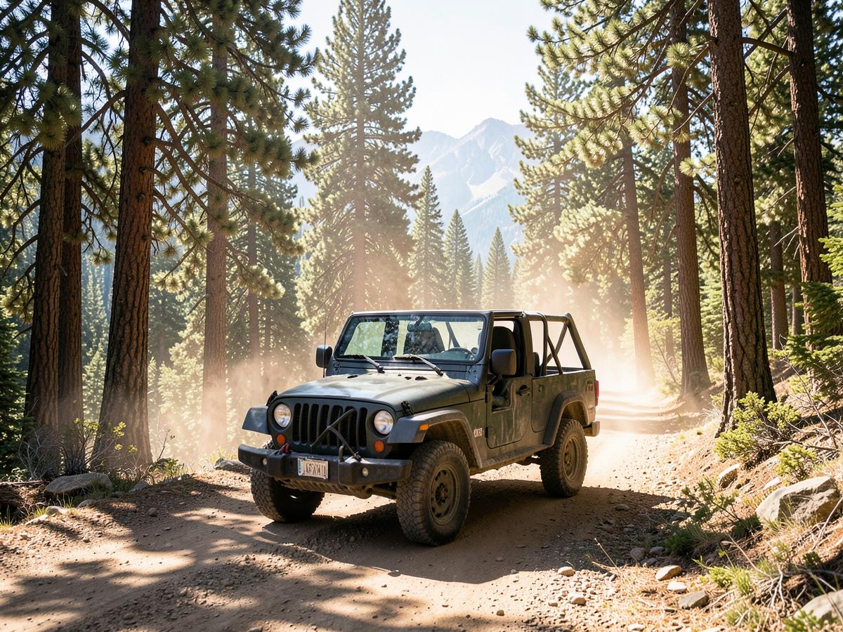 Guided Jeep Tour in Stanislaus National Forest